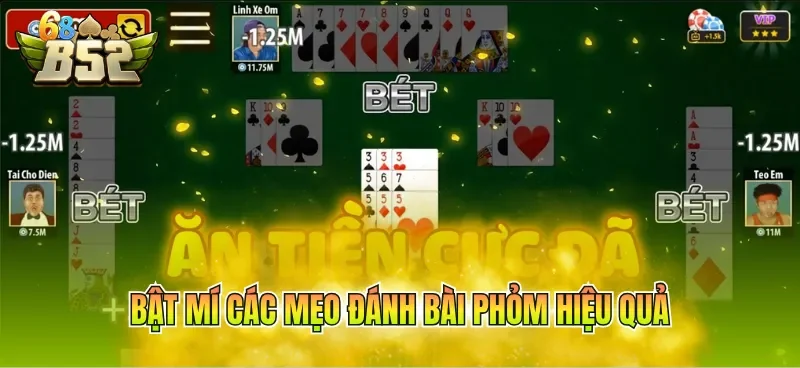 bat mi cac meo danh bai phom hieu qua Bật mí các mẹo đánh bài Phỏm hiệu quả